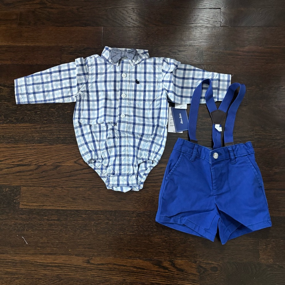 NWT Gymboree Button Down/Shorts Set